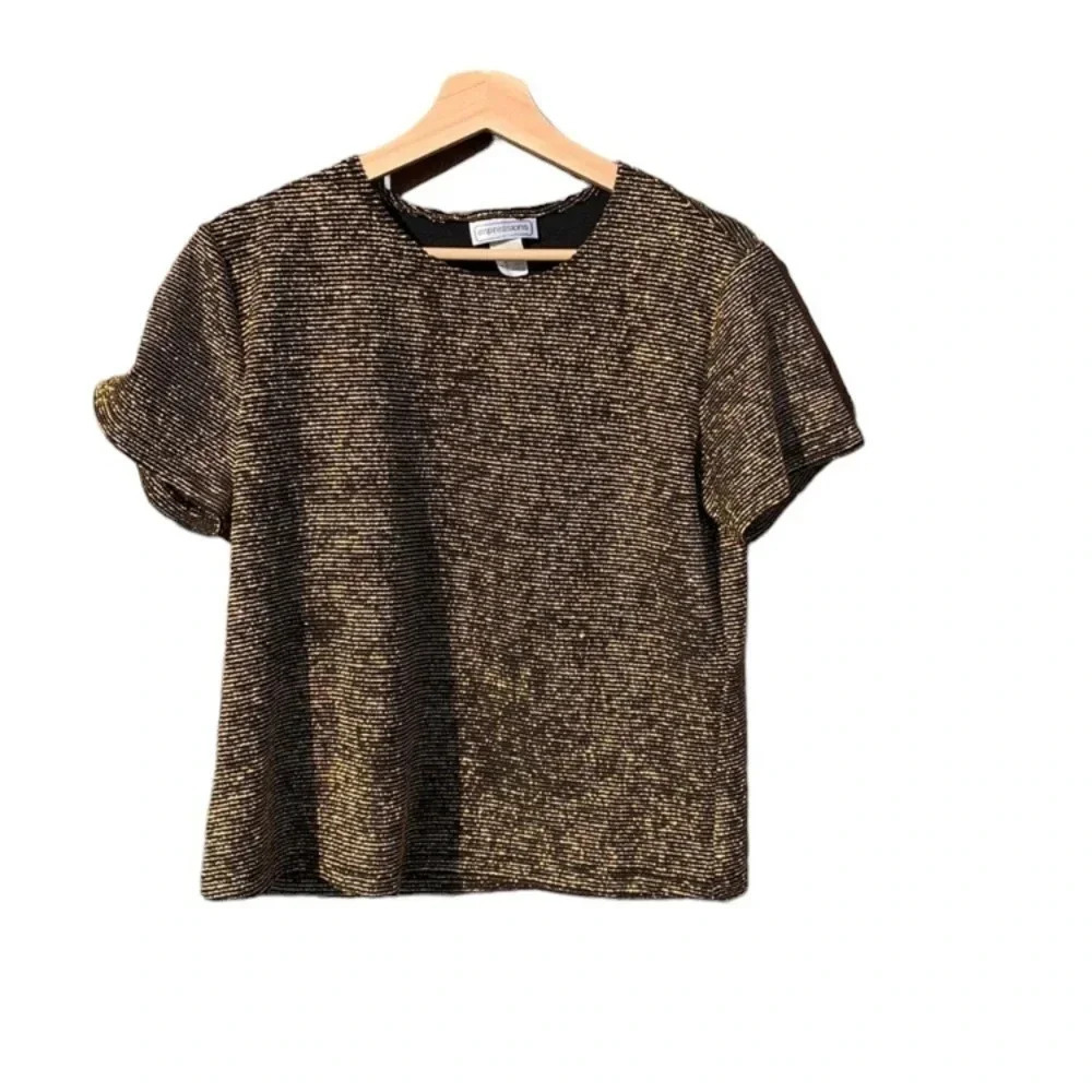 IMPRESSIONS of California large vintage shimmering top gold - Picture 1 of 3